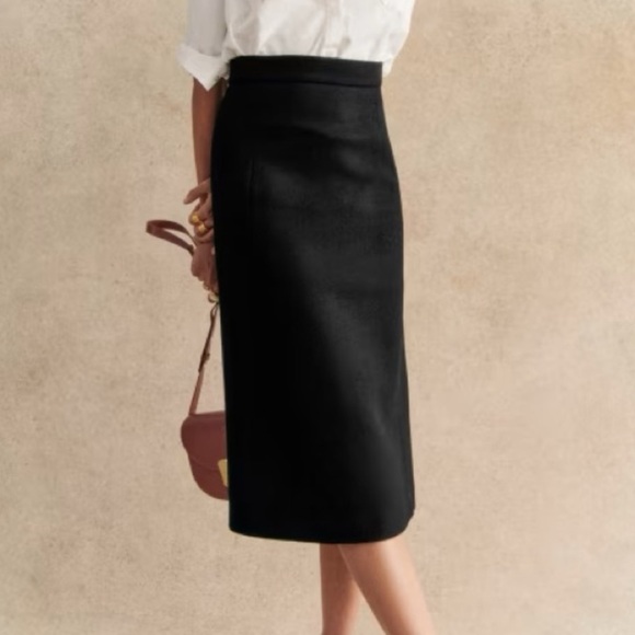 Sezane Dresses & Skirts - Sezane wool blend Magalia pencil skirt NWT